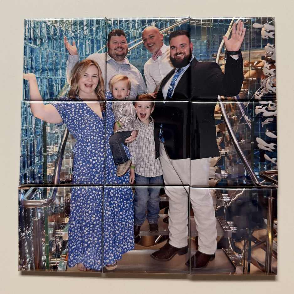 9 Piece Photo Magnet Puzzle